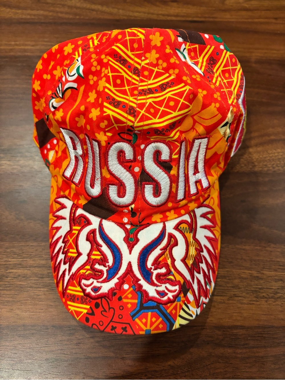Russia World Cup bandana orange baseball cap hat